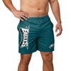 Philadelphia Eagles NFL Mens Solid Wordmark Traditional Swimming Trunks