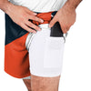 Chicago Bears NFL Mens Colorblock Double Down Liner Training Shorts