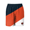 Chicago Bears NFL Mens Colorblock Double Down Liner Training Shorts