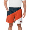 Chicago Bears NFL Mens Colorblock Double Down Liner Training Shorts