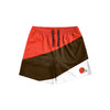 Cleveland Browns NFL Mens Colorblock Double Down Liner Training Shorts