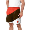 Cleveland Browns NFL Mens Colorblock Double Down Liner Training Shorts