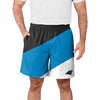 Carolina Panthers NFL Mens Colorblock Double Down Liner Training Shorts