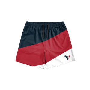 Houston Texans NFL Mens Colorblock Double Down Liner Training Shorts