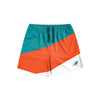 Miami Dolphins NFL Mens Colorblock Double Down Liner Training Shorts