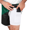 New York Jets NFL Mens Colorblock Double Down Liner Training Shorts