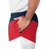 New England Patriots NFL Mens Colorblock Double Down Liner Training Shorts