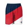 New England Patriots NFL Mens Colorblock Double Down Liner Training Shorts