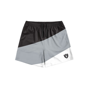 Las Vegas Raiders NFL Mens Colorblock Double Down Liner Training Shorts