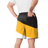 Pittsburgh Steelers NFL Mens Colorblock Double Down Liner Training Shorts