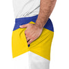 Los Angeles Rams NFL Mens Colorblock Double Down Liner Training Shorts