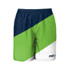 Seattle Seahawks NFL Mens Colorblock Double Down Liner Training Shorts