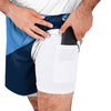 Tennessee Titans NFL Mens Colorblock Double Down Liner Training Shorts