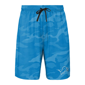 Detroit Lions NFL Mens Cool Camo Training Shorts