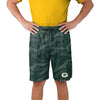 Green Bay Packers NFL Mens Cool Camo Training Shorts