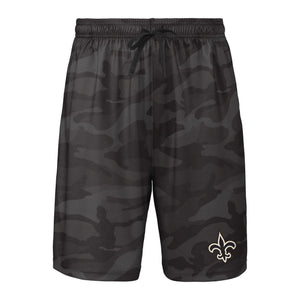 New Orleans Saints NFL Mens Cool Camo Training Shorts