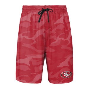 San Francisco 49ers NFL Mens Cool Camo Training Shorts
