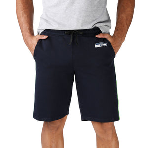 Seattle Seahawks NFL Mens Lazy Lounge Fleece Shorts