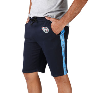 Tennessee Titans NFL Mens Lazy Lounge Fleece Shorts
