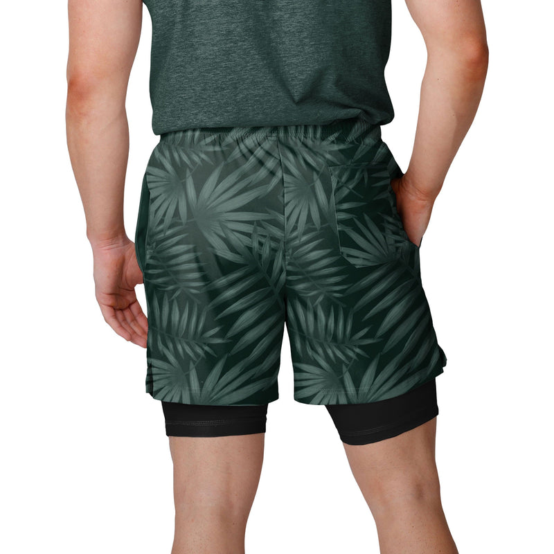 Green Bay Packers NFL Mens Floral Shorts