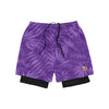 Minnesota Vikings NFL Mens Floral Black Liner Shorts