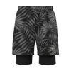 New Orleans Saints NFL Mens Floral Black Liner Shorts