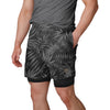 New Orleans Saints NFL Mens Floral Black Liner Shorts