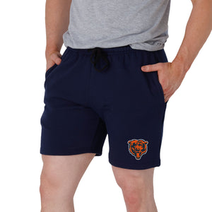 Chicago Bears NFL Mens Solid Fleece Shorts