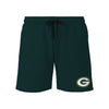 Green Bay Packers NFL Mens Solid Fleece Shorts