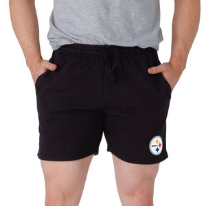 Pittsburgh Steelers NFL Mens Solid Fleece Shorts