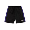 Baltimore Ravens NFL Mens Side Stripe Fleece Shorts