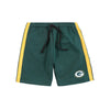 Green Bay Packers NFL Mens Side Stripe Fleece Shorts