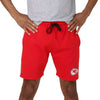 Kansas City Chiefs NFL Mens Side Stripe Fleece Shorts