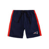 New England Patriots NFL Mens Side Stripe Fleece Shorts