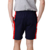 New England Patriots NFL Mens Side Stripe Fleece Shorts