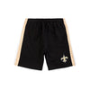 New Orleans Saints NFL Mens Side Stripe Fleece Shorts