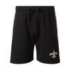 New Orleans Saints NFL Mens Side Stripe Fleece Shorts