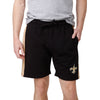 New Orleans Saints NFL Mens Side Stripe Fleece Shorts