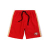 San Francisco 49ers NFL Mens Side Stripe Fleece Shorts