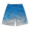 Detroit Lions NFL Mens Gradient Big Logo Training Shorts