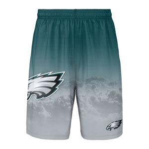 Philadelphia Eagles NFL Mens Gradient Big Logo Training Shorts