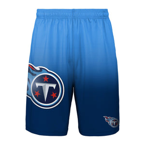 Tennessee Titans NFL Mens Gradient Big Logo Training Shorts