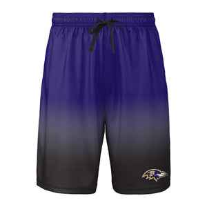 Baltimore Ravens NFL Mens Game Ready Gradient Training Shorts