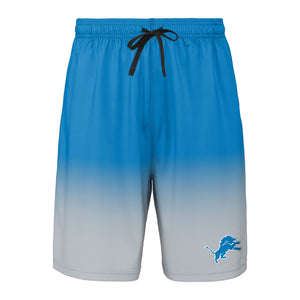 Detroit Lions NFL Mens Game Ready Gradient Training Shorts