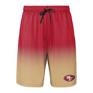 San Francisco 49ers NFL Mens Game Ready Gradient Training Shorts