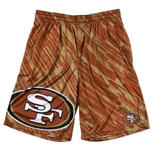 San Francisco 49ers Repeat Print Polyester Shorts