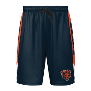 Chicago Bears NFL Mens Side Stripe Training Shorts