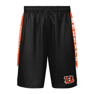 Cincinnati Bengals NFL Side Stripe Training Shorts