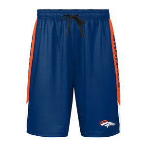 Denver Broncos NFL Mens Side Stripe Training Shorts