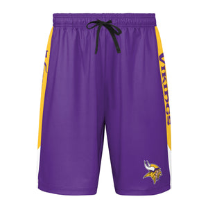 Minnesota Vikings NFL Mens Side Stripe Training Shorts